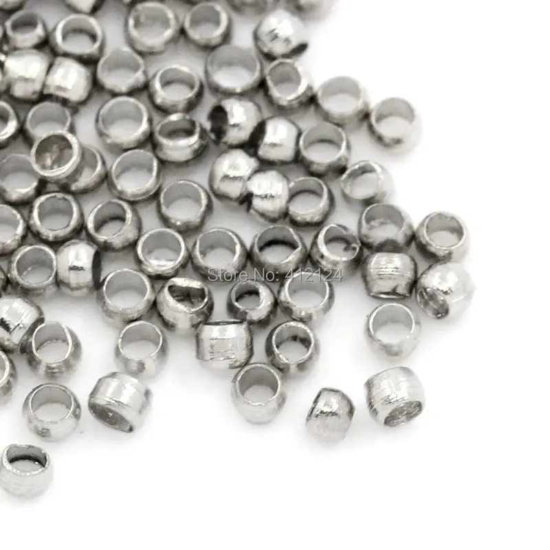 Buy 75000 Pcs Silver Tone Copper Crimp