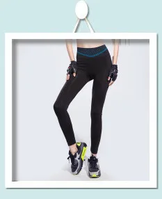 Quick Dry Workout Printed Patchwork Leggings Fitness Sporting High Waist Slim Skinny Women's Leggings Elastic Sexy Long Trousers