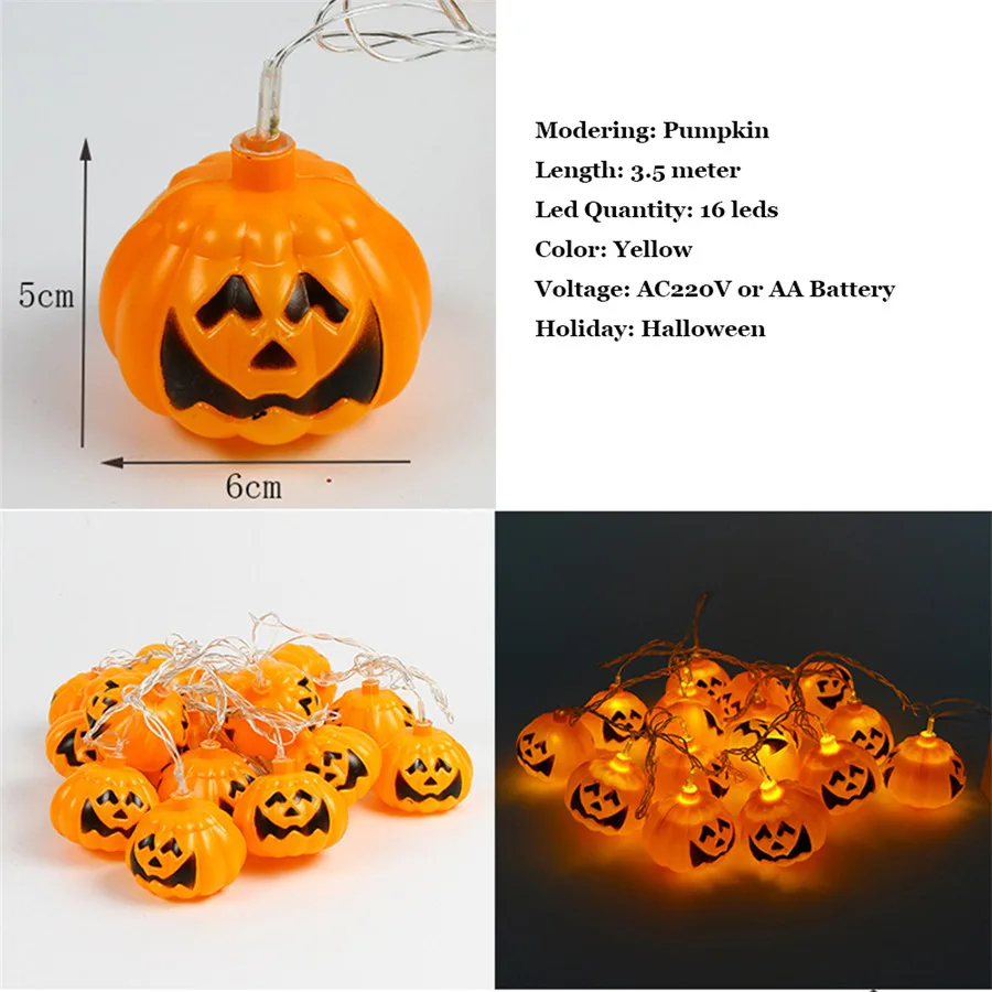 Tanbaby-halloween-decoration-lights-Pumpkin-Skull-LED-String-Light-3-5M-AC220V-or-battery-operated-Rope