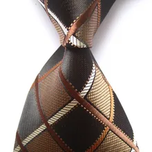 Мужские галстуки новые мужские модные клетчатые галстуки в горошек Gravata жаккардовый тканый шелк галстук деловой Свадебный галстук для мужчин