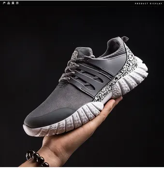 

REETENE 2020 Hot Sale Summer Mesh Shoes For Men Lightweight Soft Male Sneakers Walking Casual Footwear Breathable Teen Shoes