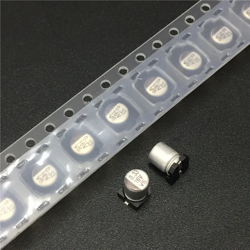 20 шт. 0 33 мкФ 16 В 4x5 4 мм Хорошее качество 16v0.33мкф SMD алюминиевый электролитический