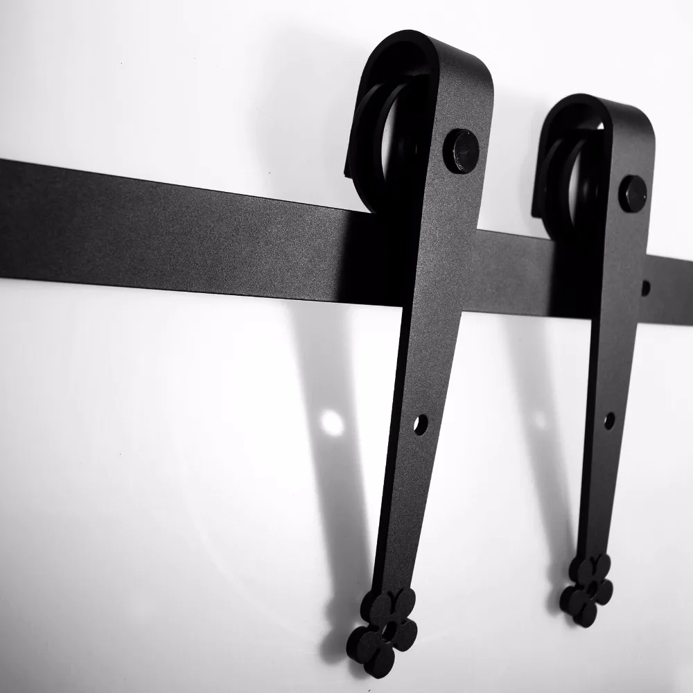LWZH Sliding Barn Door Roller Sliding Closet Door Rail Track Roller for Interior Sliding Barn Door