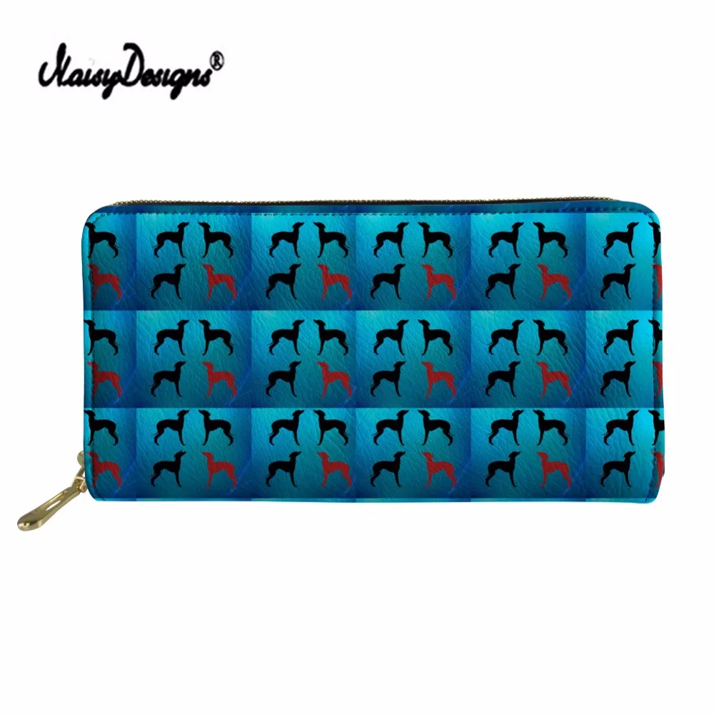 Женский Длинный кожаный кошелек Greyhound Gog красочный Повседневный Кошелек из