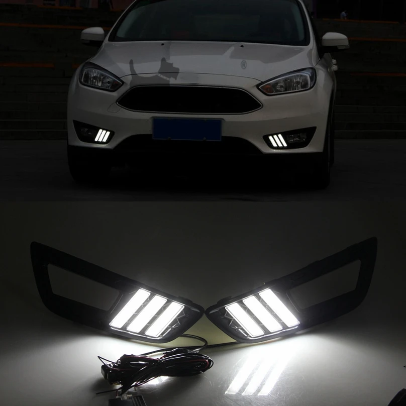 Wholesale For Ford Focus 4 2015 2016 DRL Driving Daytime Running Light