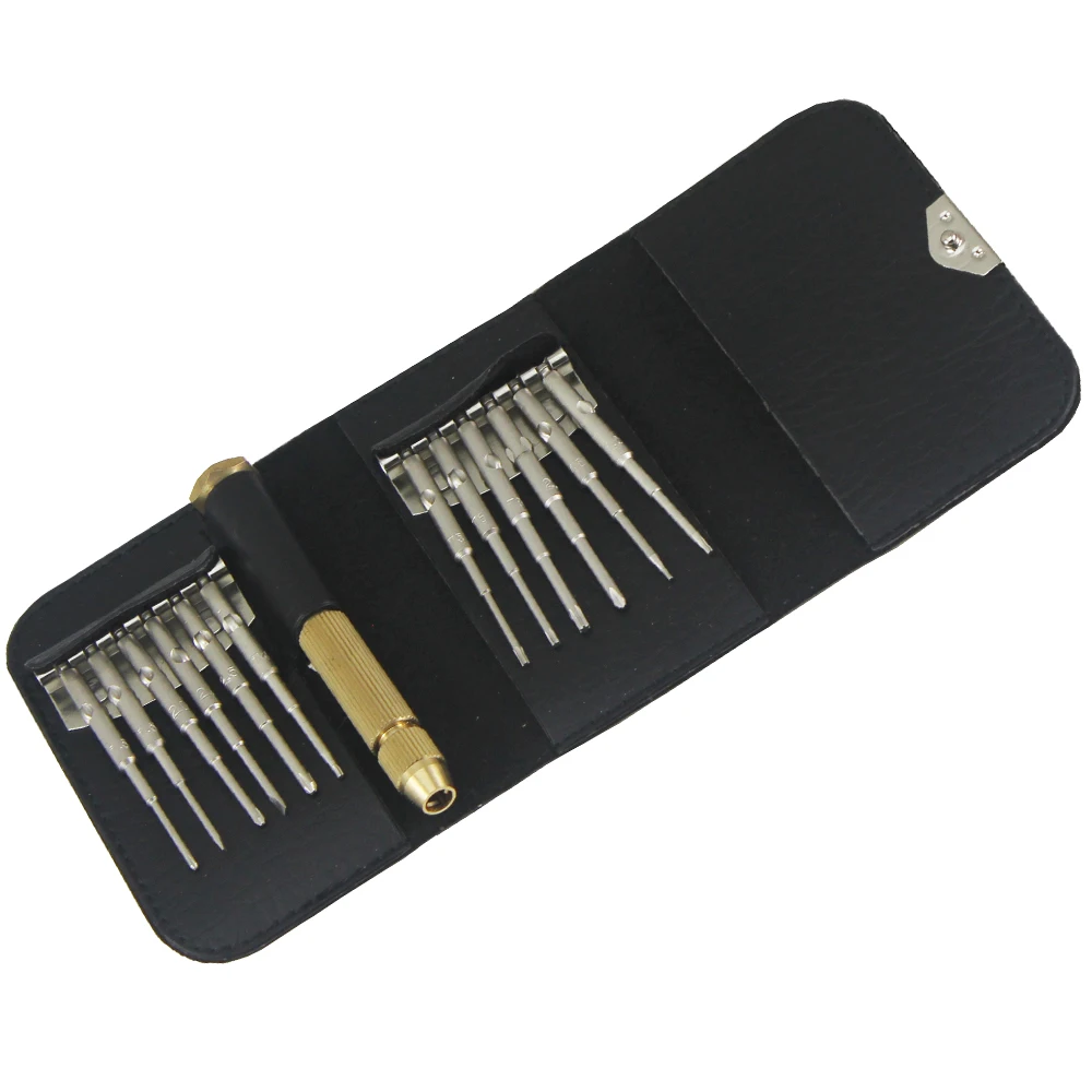 13 in 1 Wallet Pocket Precision Dismountable Screwdriver Set for Repairing Cellphone Laptop Camera Watch Clock Glasses (2)
