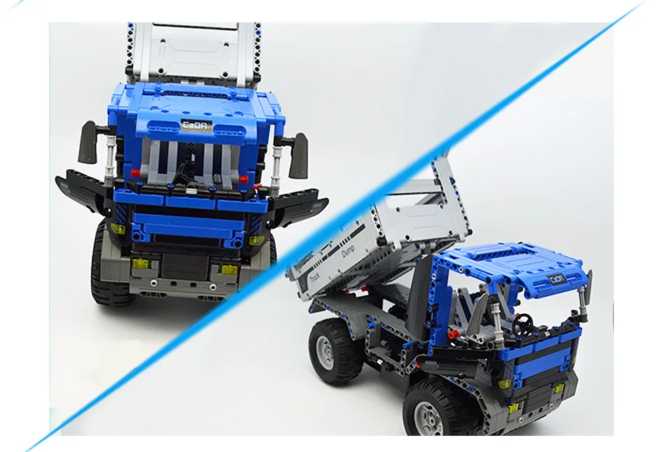Blocos de Construção Brinquedos para Crianças Cada Controle Remoto Caminhão Basculante Compatível Cidade Técnica Carro Veículo Tijolos Série 638 Pçs rc 20 Cheap Blocos