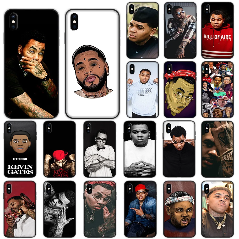 

Kevin Gates Soft Case for iPhone XS 11 Pro Max XR X 7 8 6 6S Plus Cover
