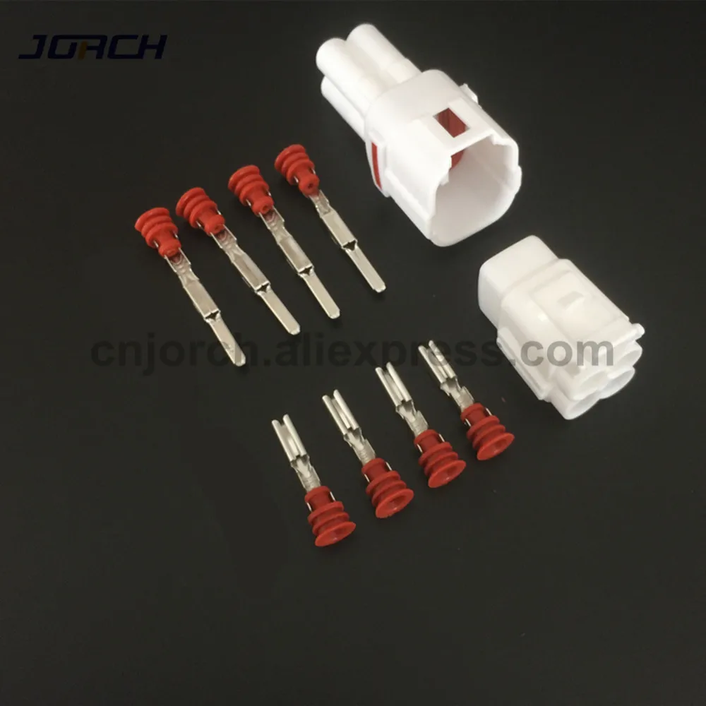 5 Sets Sumitomo 4 Pin MT090 Sealed Motorcycle Connector Female Male Housing Automotive Wire