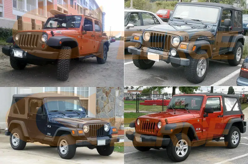 ccfl angel eyes Jeep Wrangler CJ TJ JK Headlamp(2)