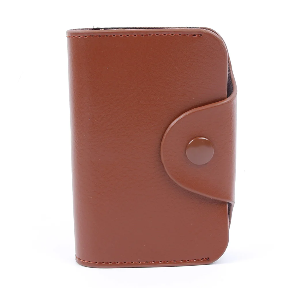 Luxury Genuine Leather Wallet Blocking Pocket Card Holder Credit Card Case New Women Man Wallet