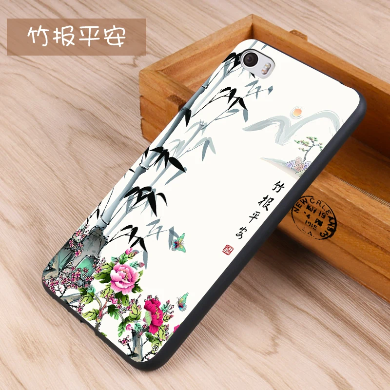 Case for Xiaomi mi5 Case Silicone Cover for Xiaomi mi5 Case Cover bag Skin Wolf Fish Skull mi5 Fundas 100% BiNFUL 17