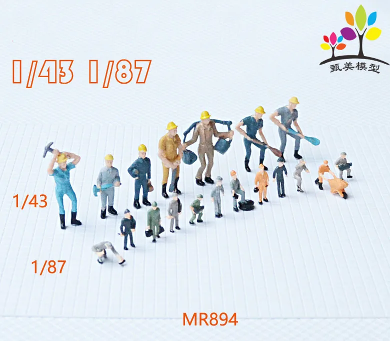 

50 unids/lote Para Railway Model Workers Ladders and High Quality Tools