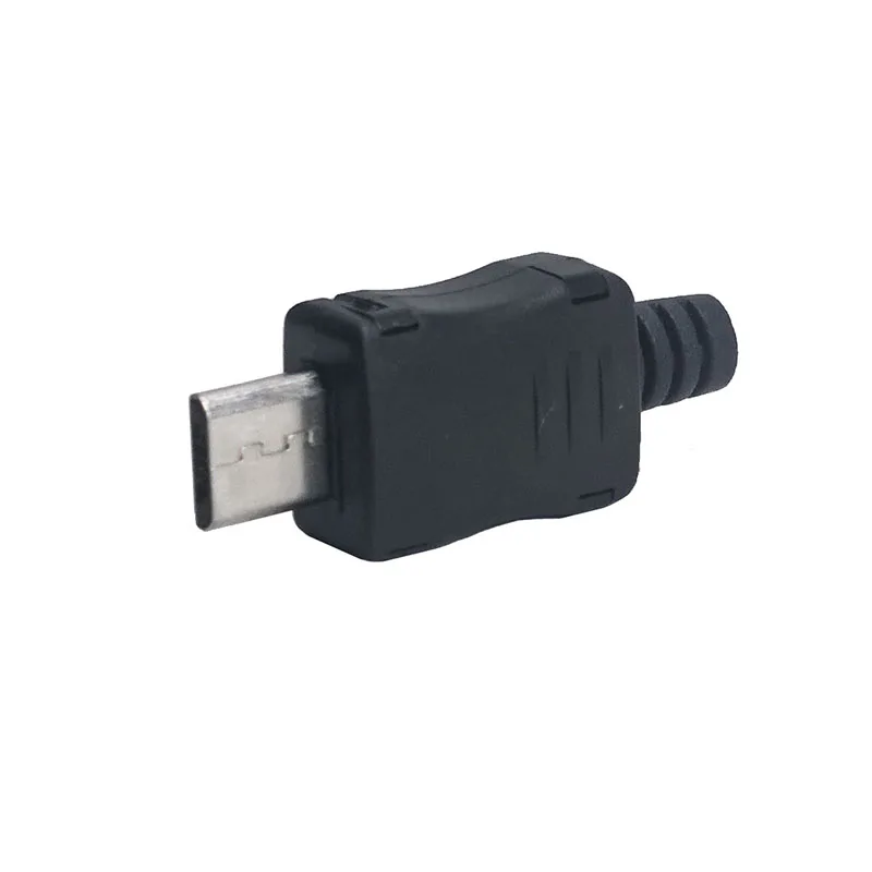 20 шт./партия USB Мужской 5 Pin с оболочкой Micro USB разъем пластиковый корпус Jack хвост телефонный разъем Sockect терминалы DIY