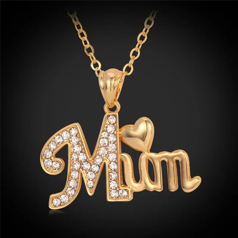 MUM Letters Pendant 