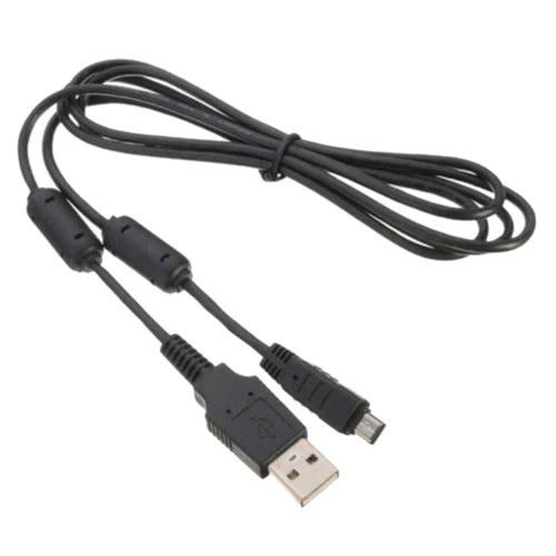 

AAAE Top USB 12 Pin Data SYNC Cable Lead Battery Charging Wire For Olympus Camera Black