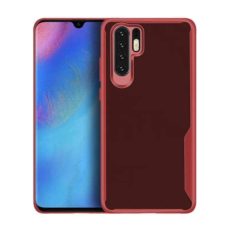 KHW2091R_1_JONSNOW Soft Case for Huawei P30 Pro Transparent Anti-knock Protect Cases Soft Glue All-inclusive Back Cover