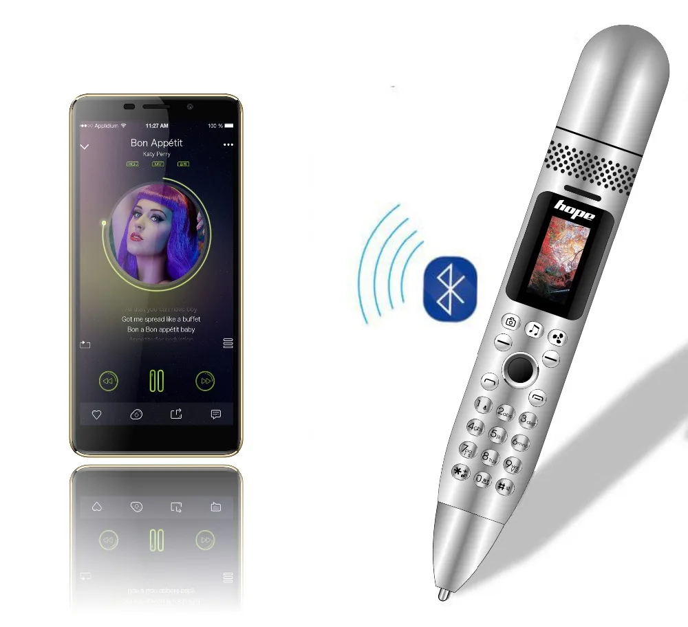 Мини-милая ручка для мобильного телефона с электрическим вентилятором 2G GSM волшебный голос двойная sim-камера MP3 BT Dialer записывающая ручка