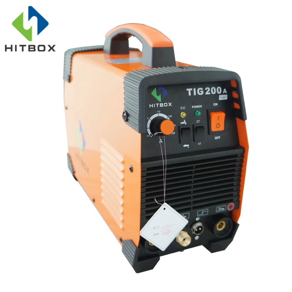 

HITBOX TIG Welder With MMA Function TIG200A Gas Inverter Welder Single Phase 220V IGBT Welding Tools