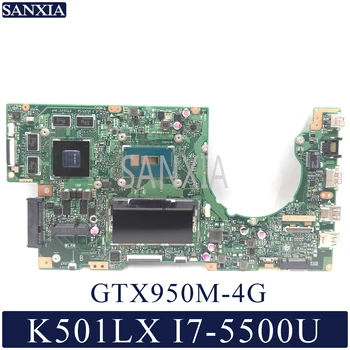 شراءKEFU K501LX اللوحة الأم ل ASUS الكمبيوتر المحمول K501LX K501LB الأصلي اللوحة الرئيسية 4GB-RAM I7-5500U GTX950M 2 GB/4 GB (أرسلت عشوائيا)