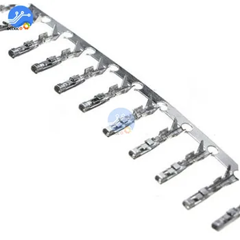 

500Pcs 2.54mm 1 Pin Single Row Dupont Jumper Wire Cable Female Pin Connector Terminal for Dupont Jumper Wire Cable