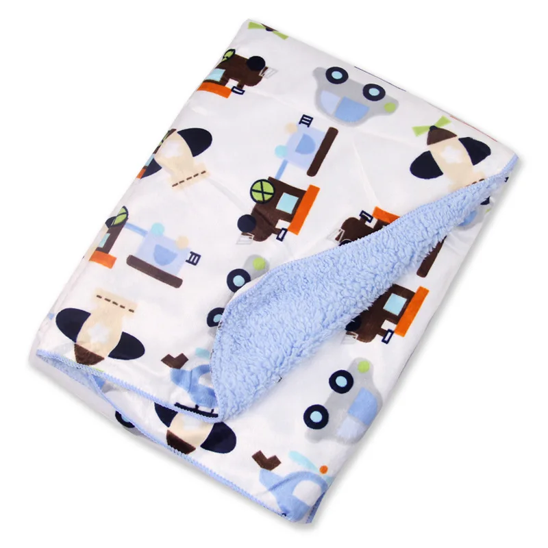 baby blankets 2017 new high quality newborn baby double short plush