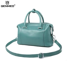 MAIFEINI Genuine Leather Handbag Women Cow Leather Shoulder Bags New Sexy Ladies Real Leather Messenger Bag Female Tote Bags