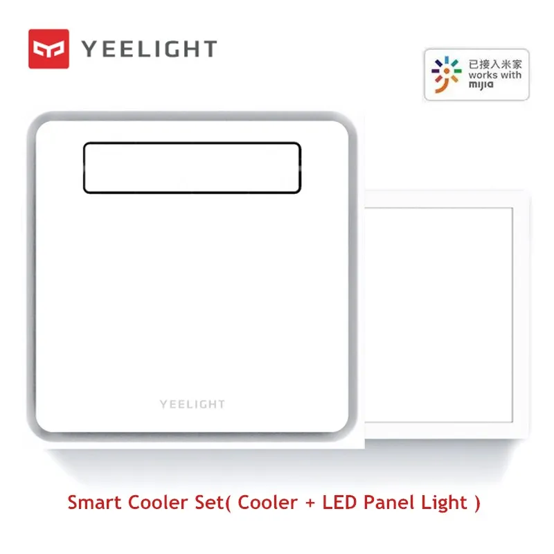 

Yeelight Smart Cooler LED Panel Light Set Dual Gear Adjustable Wind Direction Mijia APP Remote Control For Home Kitchen
