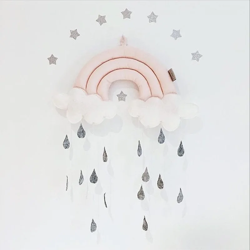 3 цвета-Детские аксессуары для палаток украшения дома креативные объемные облака капли дождя подвеска у кровати реквизит