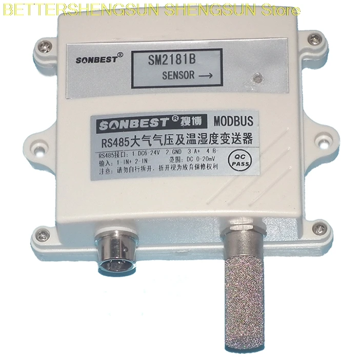 

RS485 network pressure and temperature and humidity integrated sensor transmitter SM2181B