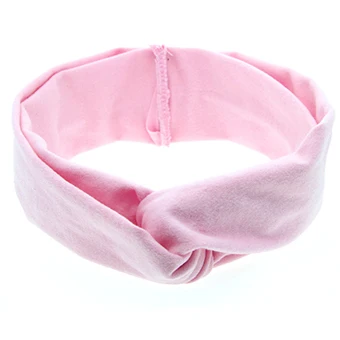 Twdvs головные повязки для новорожденных с узлом, эластичная повязка на голову с кольцом, Детские хлопковые аксессуары для волос, эластичная резинка для волос T12 - Цвет: as picture