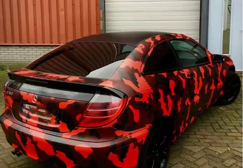 Best Offers Auto-styling Sticker Rood Zwart Camouflage Vinyl Film Auto Wraps Met Air Gratis Bubble Voertuig Motor Boot Decal Best Offers Auto-styling Sticker Rood Zwart Camouflage Vinyl Film Auto Wraps Met Air Gratis Bubble Voertuig Motor Boot Decal