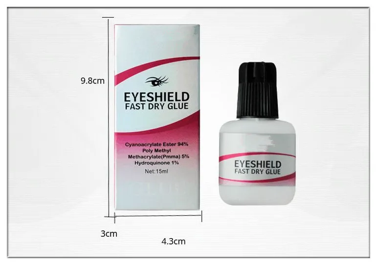 

2 Pcs Strong adhesive eyelash glue 2s fast dryinge by free shipping