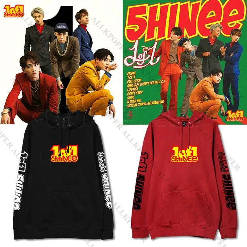 

ALLKPOPER Kpop SHINEE 5th Album 1of1 Cap Hoodie Unisex Pullover Onew Sweatershirt