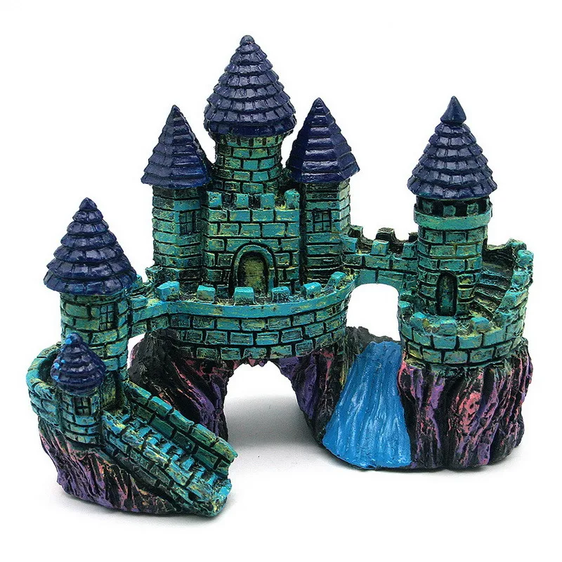 Buy Resin Aquarium Artificial Castle Decoration