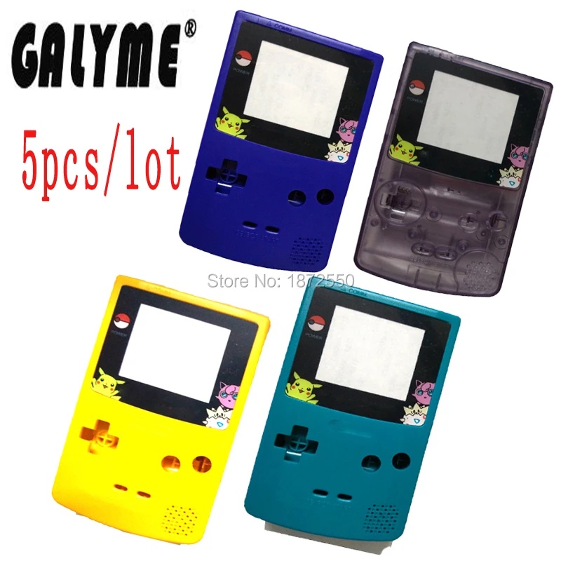 5 шт./лот Galyme пластиковый корпус объектив для игровой консоли GameboyColor GBO DMG