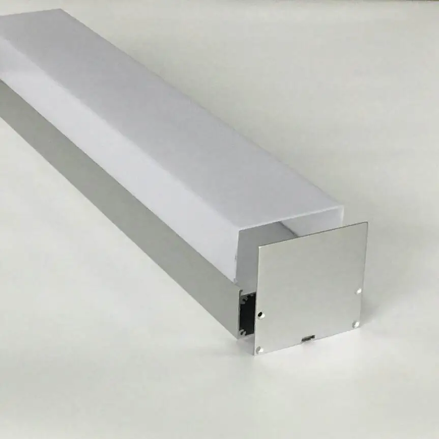 US $1.070.65 Free Shipping new patent inner house whole suspended higher large big size led aluminum profile with pc cover 18mpcs 30pcslot