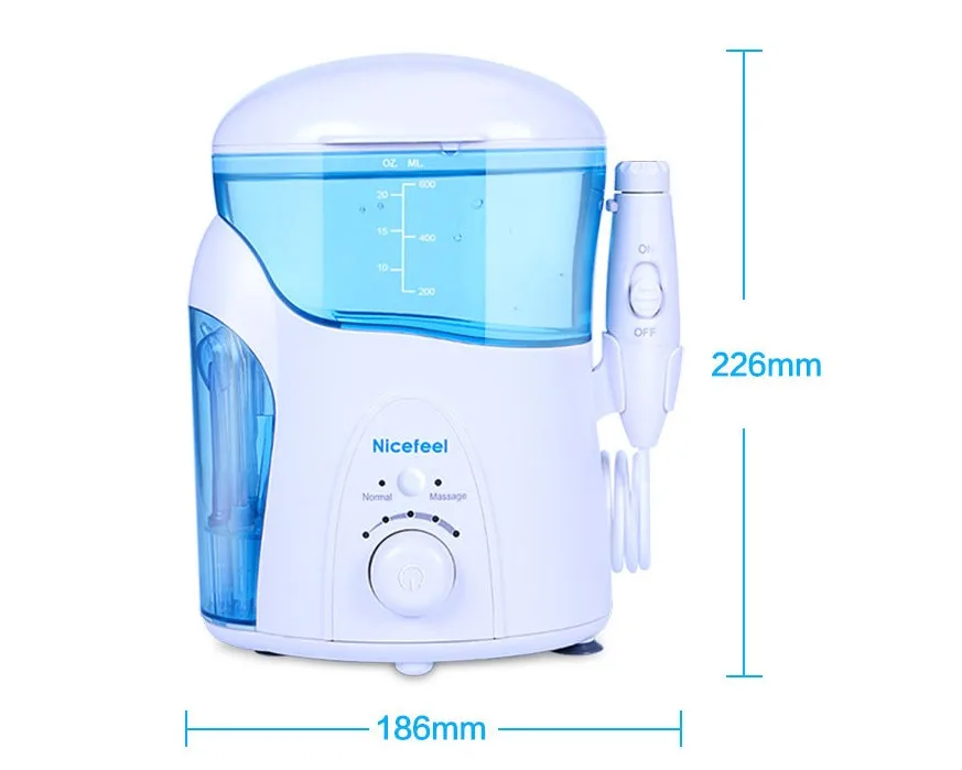 

1109 1 pc Nicefeel 1000ml Dental Flosser Oral Portable Dental Floss Dental Water Pick Irrigation