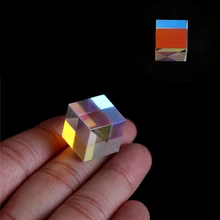 Кубическая призма с дефектом крест дихроическое зеркало комбинатор сплиттер Декор прозрачный модуль Оптическое стекло класс игрушка