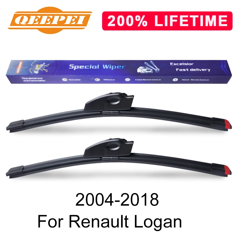 Сменное лезвие стеклоочистителя QEEPEI для Renault Logan 2004-2018 силиконовая резина