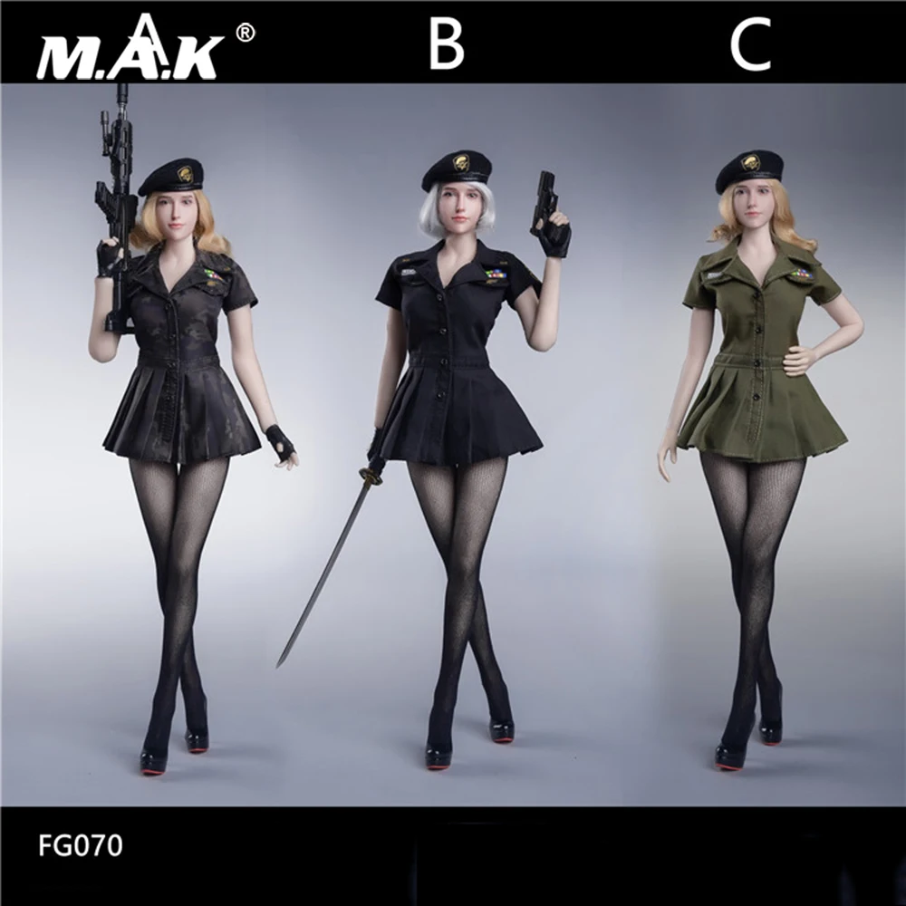 1/6 Female Figure Clothes Accessory FG070 US Military Style Seamless