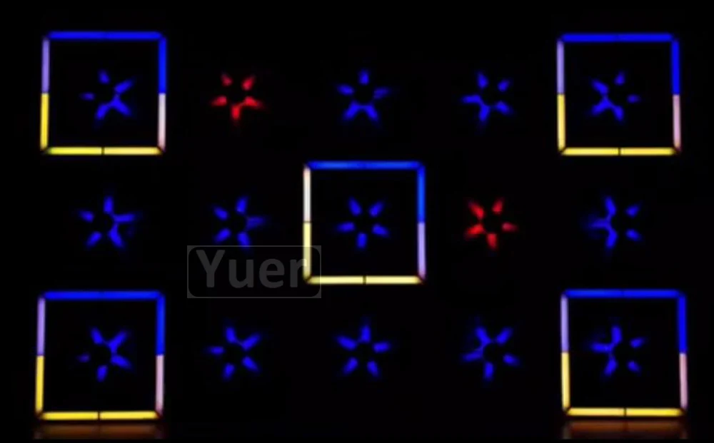 4 шт./лот DJ светильник 120 Вт светодиодный супер Вихрь светильник s DMX 512 звук вечерние дискотека клуб сценический бар КТВ свадебное шоу освещение для пабов