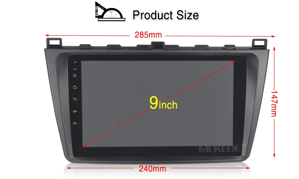 Perfect 4G LTE 1024*600 Android 7.1 car dvd gps For Mazda 6 2008 2009 2010 2011-2015 Autoradio Multimedia Audio Stereo GPS No DVD play 8