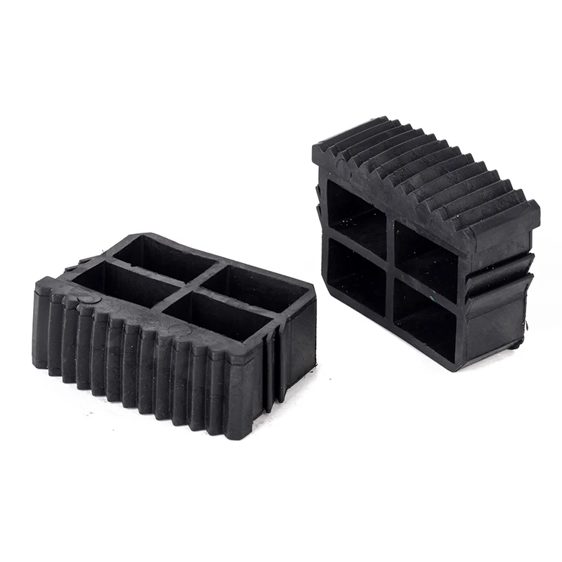 2pcs Black Rubber Inner Plug Foot Pad Replacement Step Ladder Feet Non Slip Ladder Grip Foot Accessories