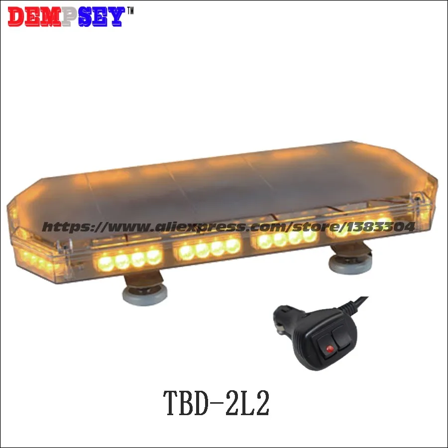 TBD-2L2 желтый светодиодный мини lightbar/янтарный сигнальная лампа/DC12V/24 В Амер светодиодный предупреждающий световой/тяжелая магнитное