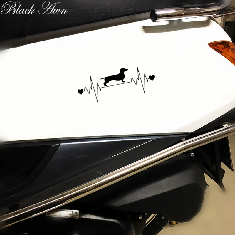 

Dog Car Sticker Heartbeat Lifeline Vinyl Decal D032