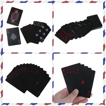 1 Set PET Metal siento Poker impermeable jugando a las cartas, juegos trucos de magia para niños juguetes para niños los magos profesionales accesorios para adultos(China)