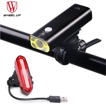 

WHEEL UP Bicycle Light USB Chargeable Led Front Light TailLight Set Rear Light BikeTorch Lamp MTB Road Cycling light