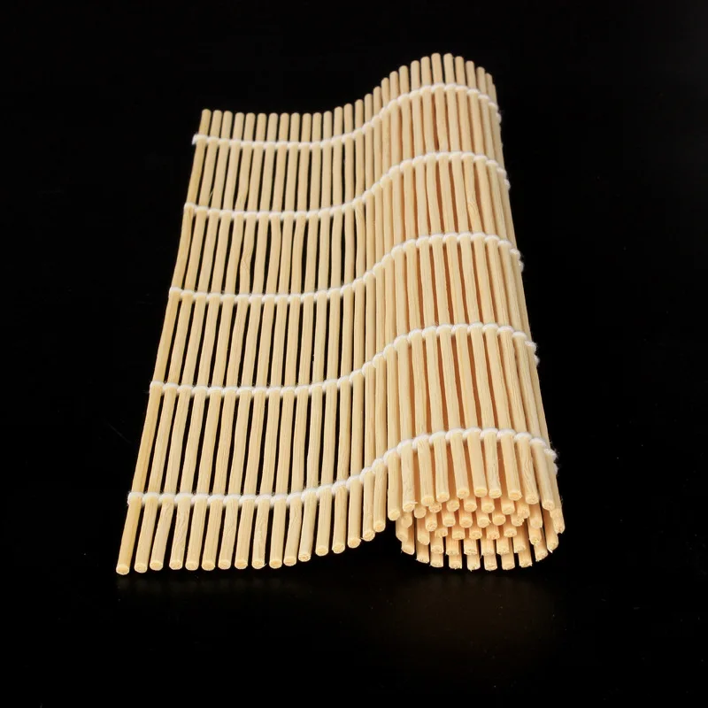 

Sushi Rolling Tool Bamboo Mat Sushi Maker DIY Creative Food Grade Bamboo Sushi Mat 24*24cm W7509