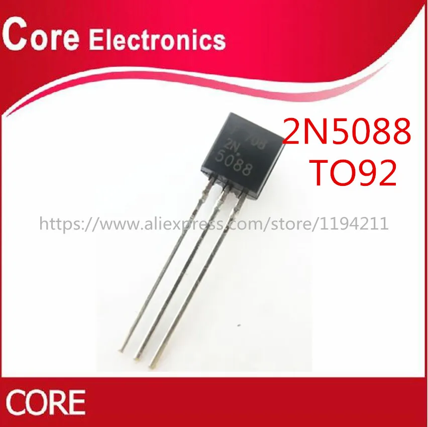

1000pcs/lot 2N5088 TO-92 5088 TO92 Transistor